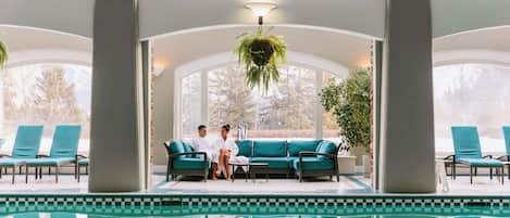 Indoor pool, outdoor pool