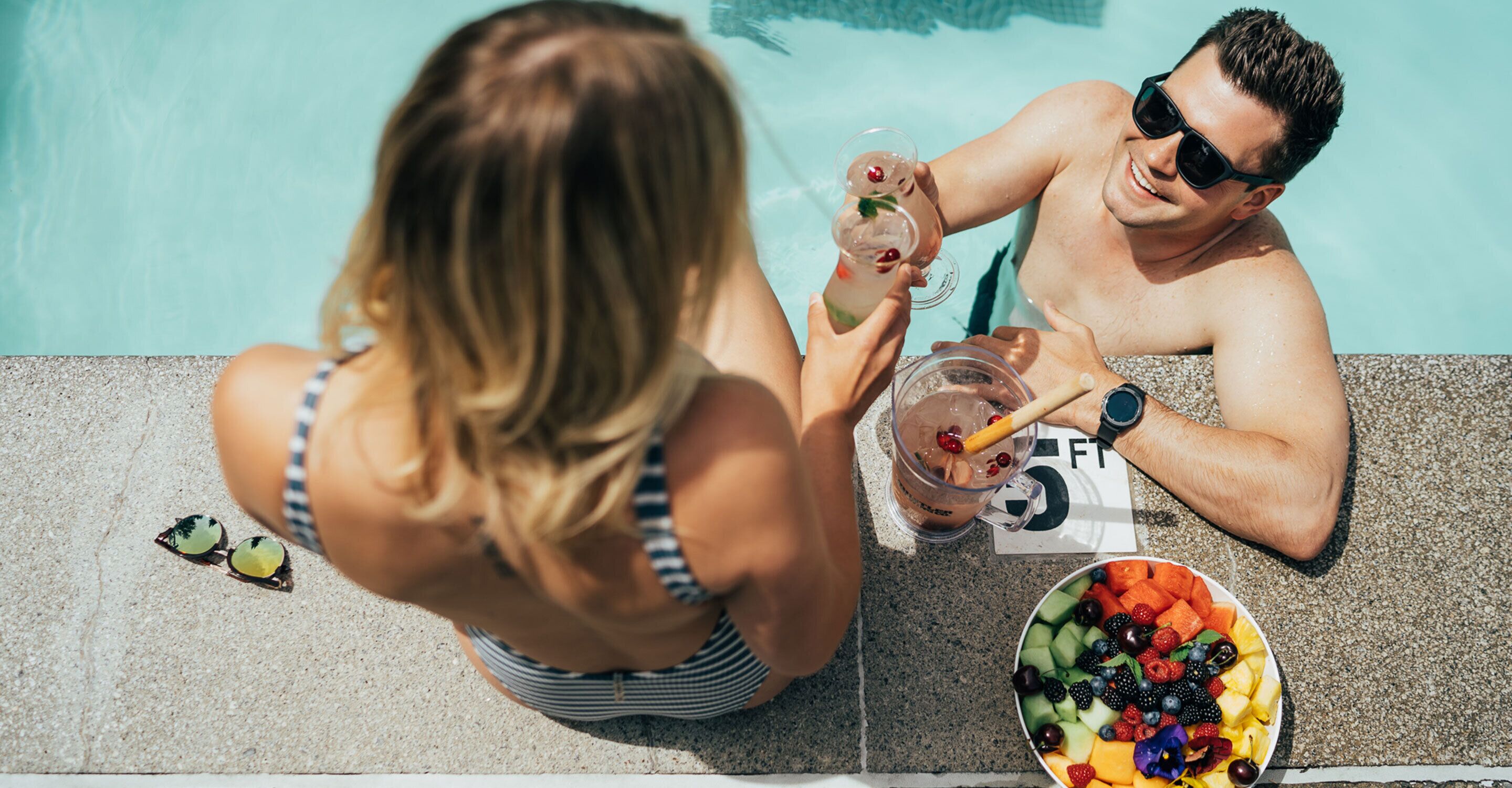 indoor pool, outdoor pool