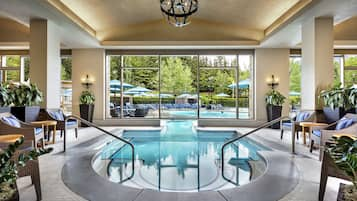 Indoor pool, outdoor pool