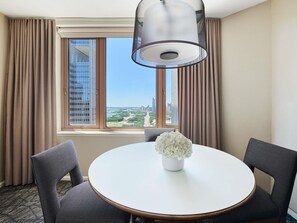 Premium bedding, down duvets, pillow-top beds, minibar