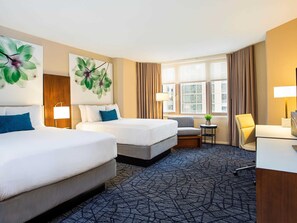 Premium bedding, down duvets, pillow-top beds, minibar