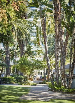 Garden at Fairmont Miramar Bungalows