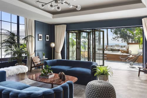 Lobby sitting area