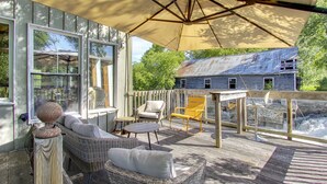 Familie-feriehus (Stockdale Mill) | Terrasse/gårdhave