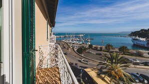 Standard Double Room, Ensuite, Sea View (MATRIMONIALE VISTA MARE) | Balcony view - Hotel Alfiero (Monte Argentario)