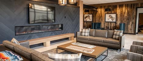 Coin salon dans le hall