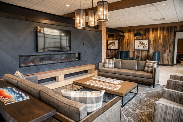 Coin salon dans le hall