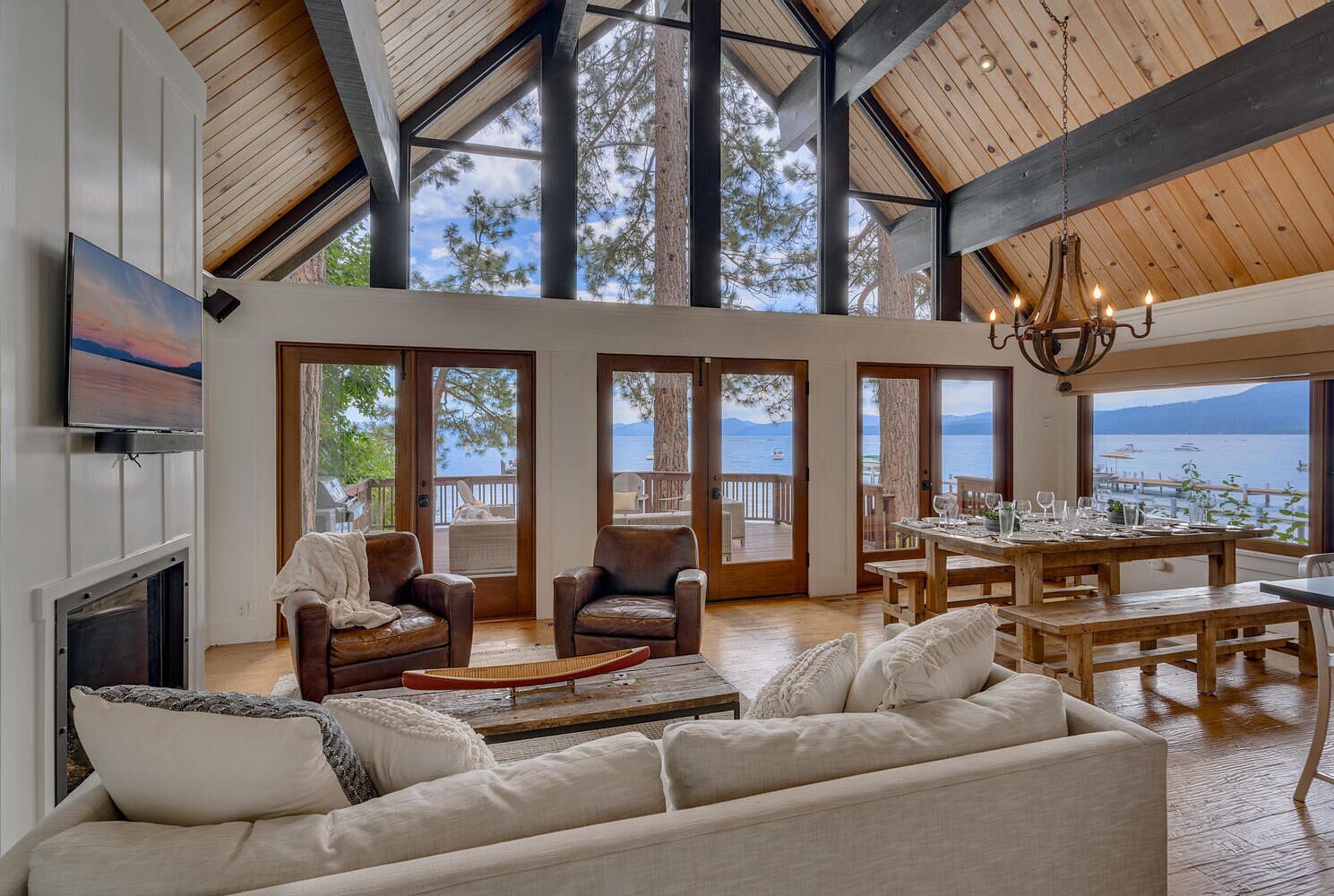 TV, peis og stereoanlegg