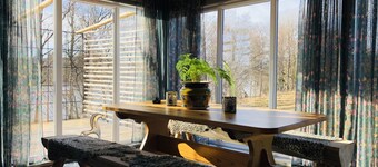 Liljekonvalj Cottage Overlooking the River Sauna