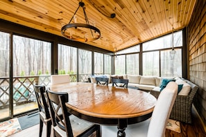 All Season Sunroom Facing Pool