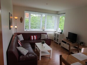 Apartment (GODS06002 - FeWo 'bie de Reede') | Wohnzimmer | Fernseher