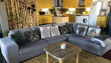 电视、壁炉、立体声音响