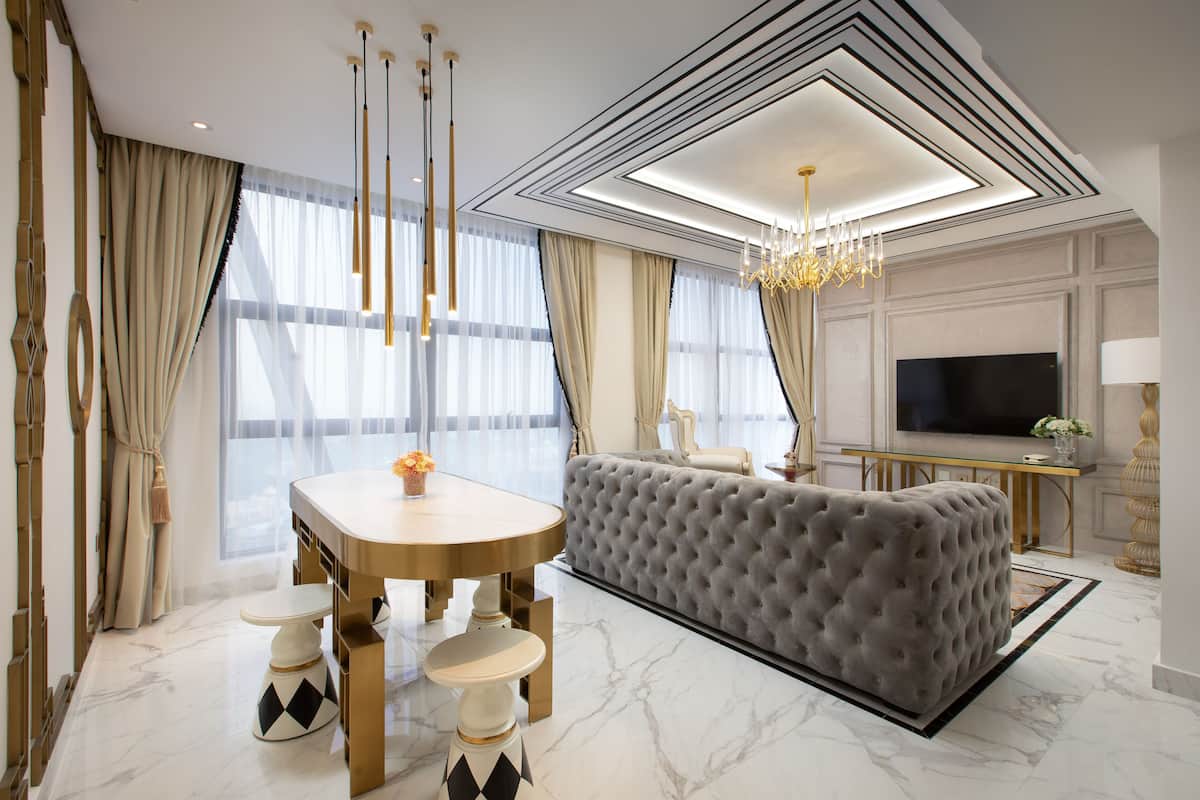 GLAM II | Living area | 55-inch Smart TV with digital channels, TV