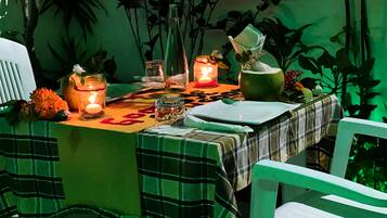 Couples dining