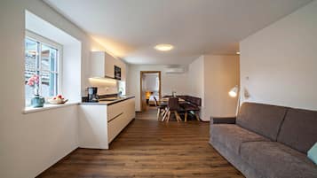 テレビ、暖炉、DVD プレーヤー、ステレオ