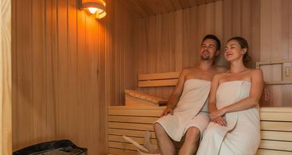 Naturpark-5 Sterne Ferienhaus-Kamin-Sauna-See - Ferienhaus Kranich