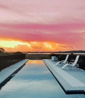 Outdoor pool, a lap pool