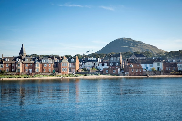 North Berwick West Bay is just yards away