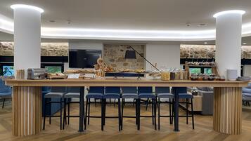 Daily buffet breakfast (EUR 13 per person)