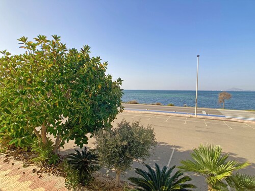 Bright one bedroom apartment front line to both seas