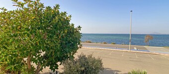Bright one bedroom apartment front line to both seas
