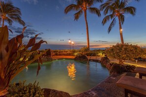 A heated pool - Hale Ho'omana'o: Spacious 3BR condo in Waikoloa, perfect for getaways (Waikoloa)
