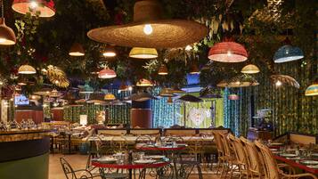 2 restaurants, pizza