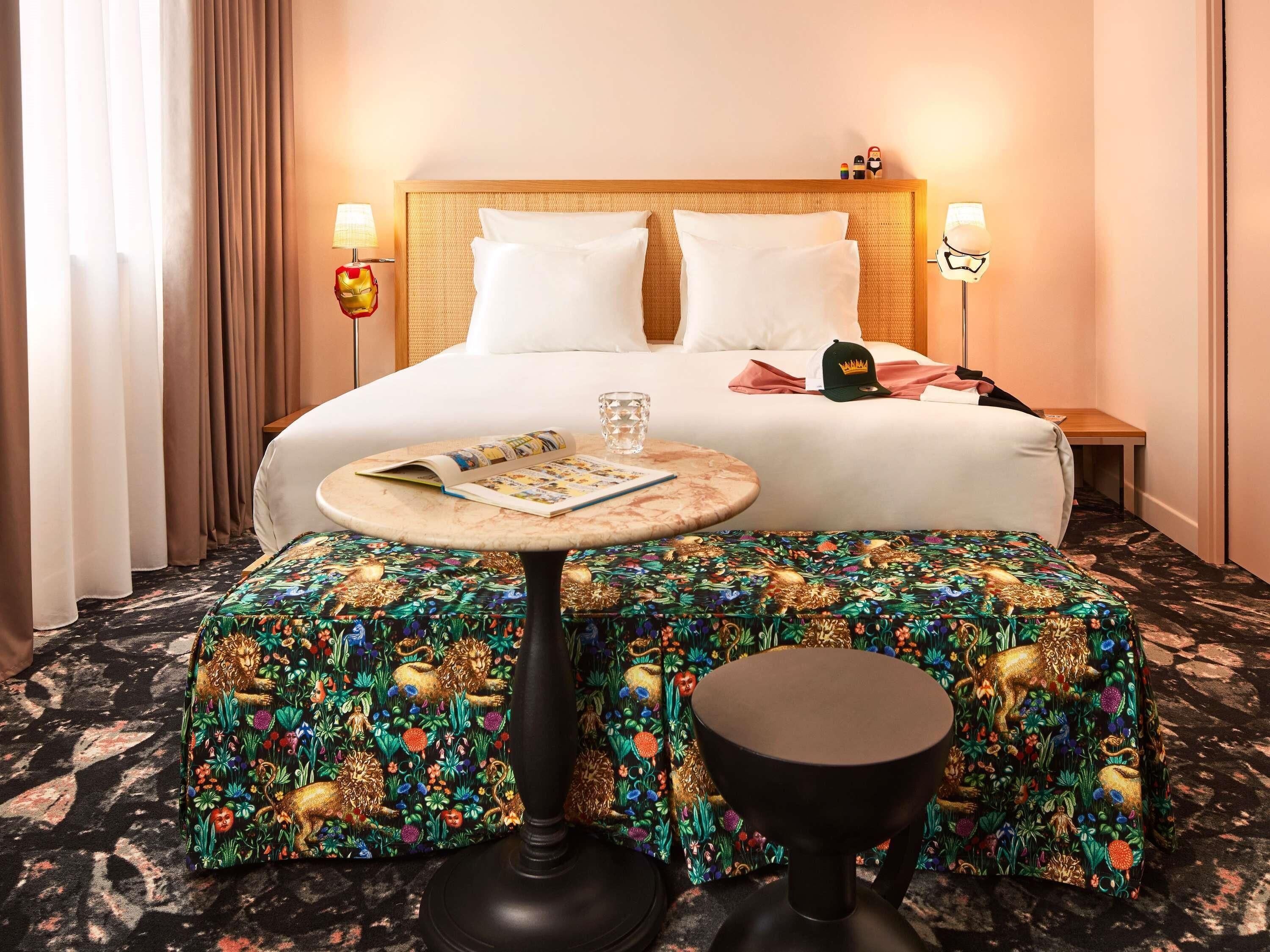 In-room safe, desk, laptop workspace, soundproofing