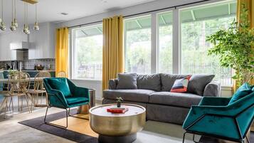 TV, stereo, offices