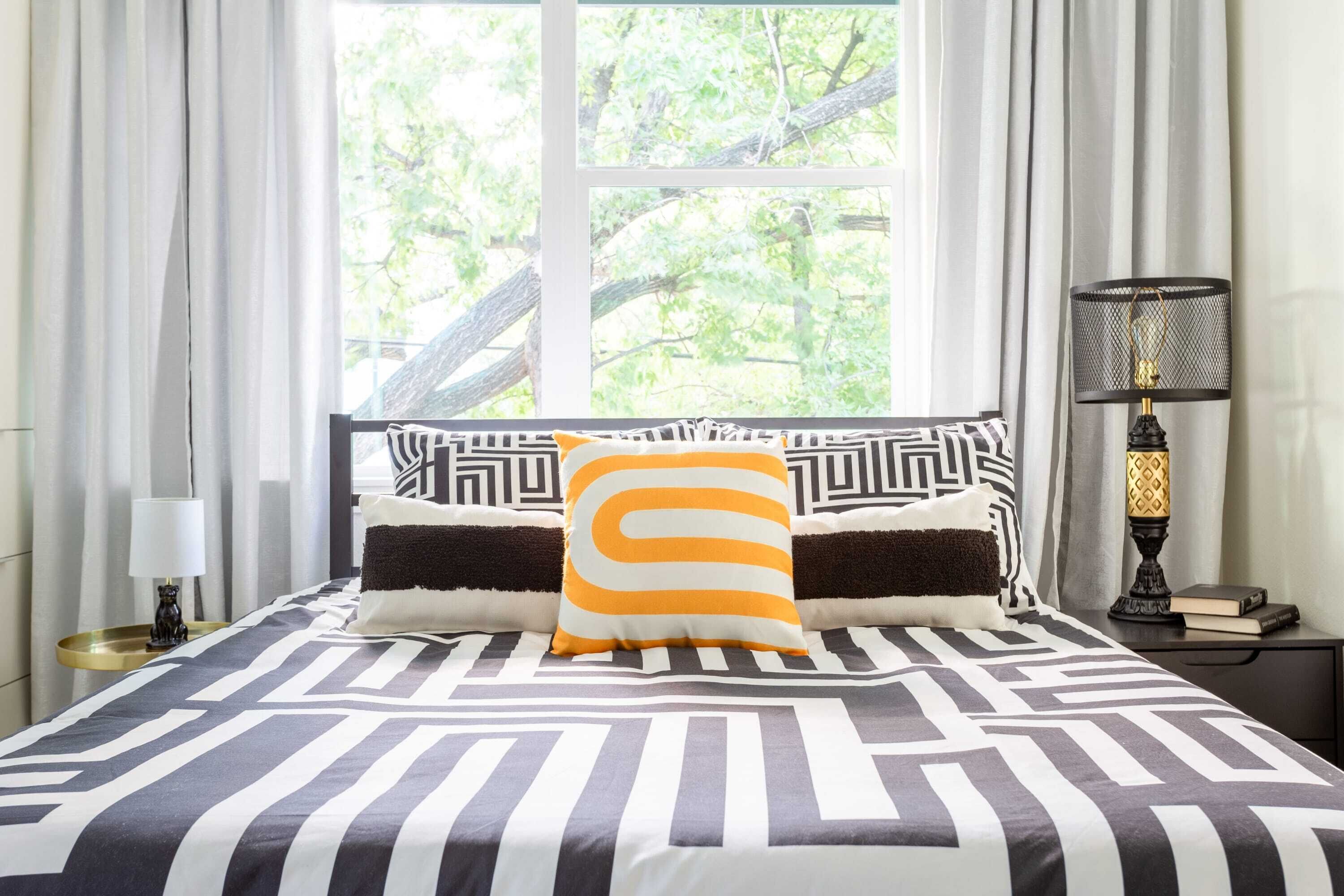 3 habitaciones y ropa de cama hipoalergénica 
