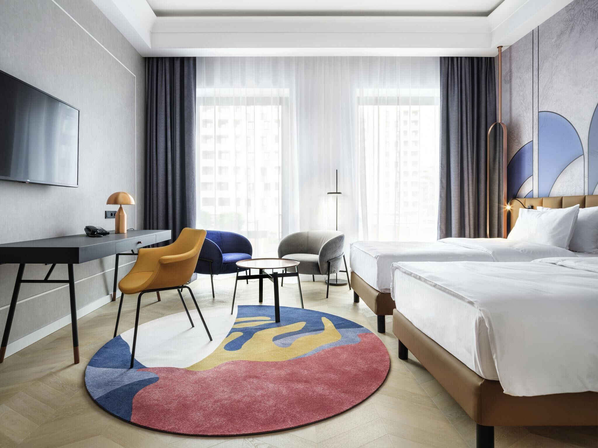 Standard Room, 2 Twin Beds | In-room safe, individually furnished, desk, laptop workspace