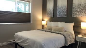 1 多间卧室、防过敏的被褥、办公桌、免费 WiFi