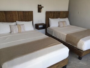 Family Room | Free WiFi, bed sheets - Hotel Boutique Kan Ahau (Mahahual)