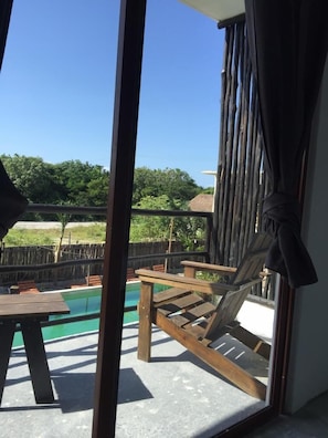 Deluxe Double Room | View from room - Hotel Boutique Kan Ahau (Mahahual)