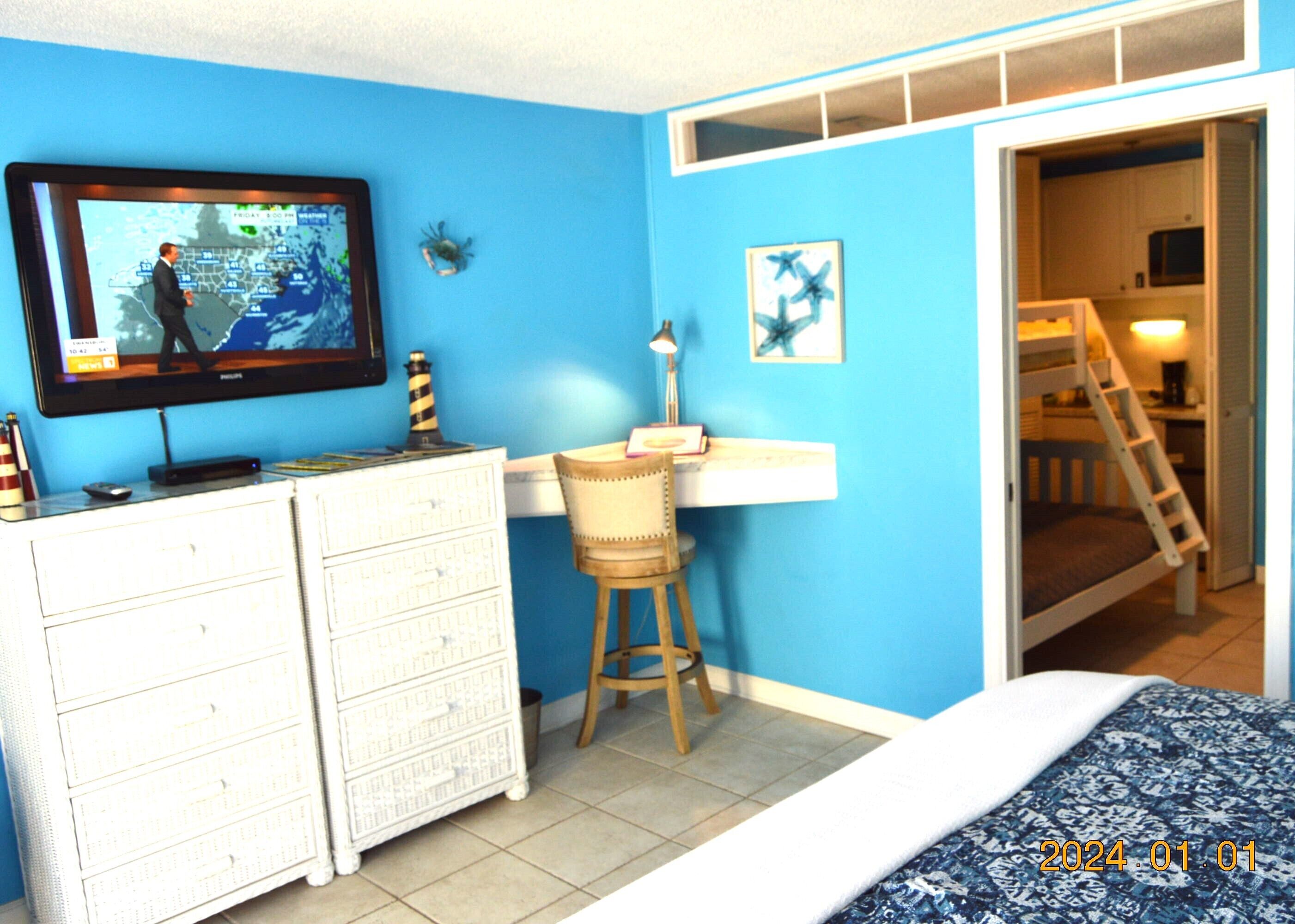 2 habitaciones, tabla de planchar con plancha y wifi gratis 