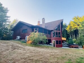 Exterior - Summer & Fall availability!! Private Coastal Log Cabin, view of the Maine Coast. (Westport)