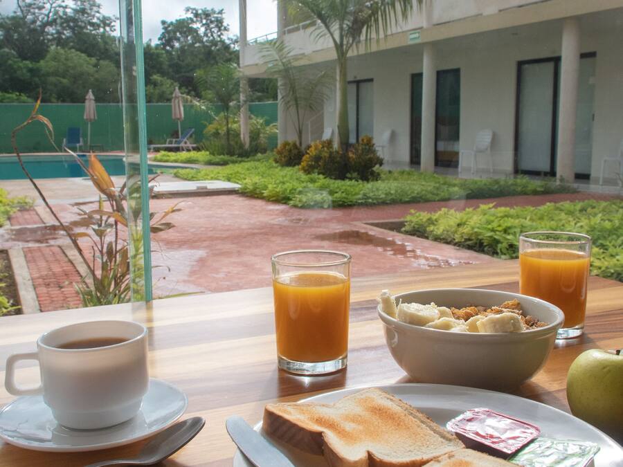 Petit déjeuner continental compris tous les jours