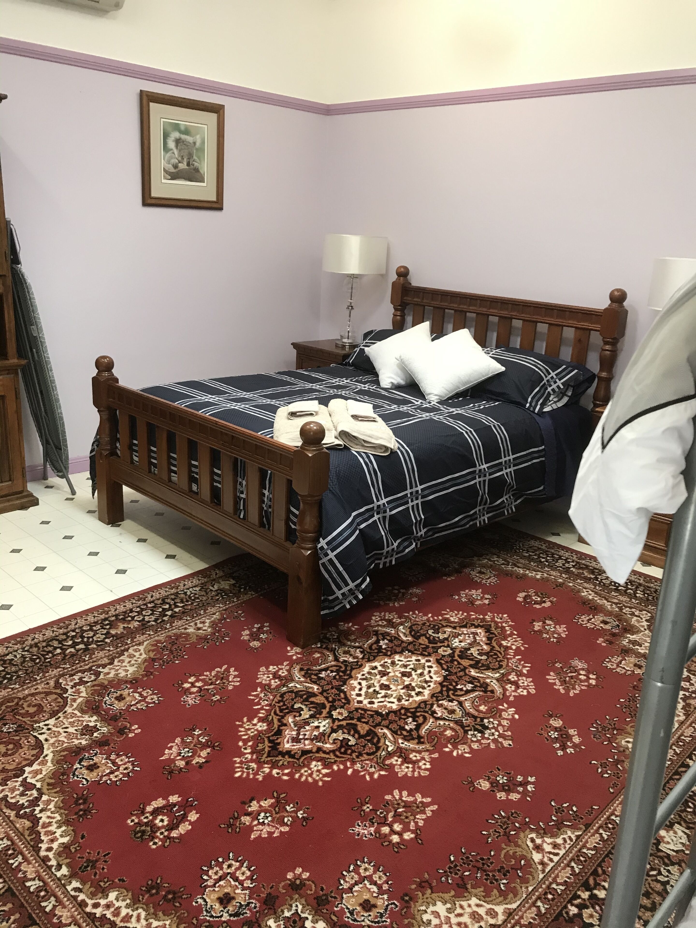 2 bedrooms, iron/ironing board, free WiFi, bed sheets