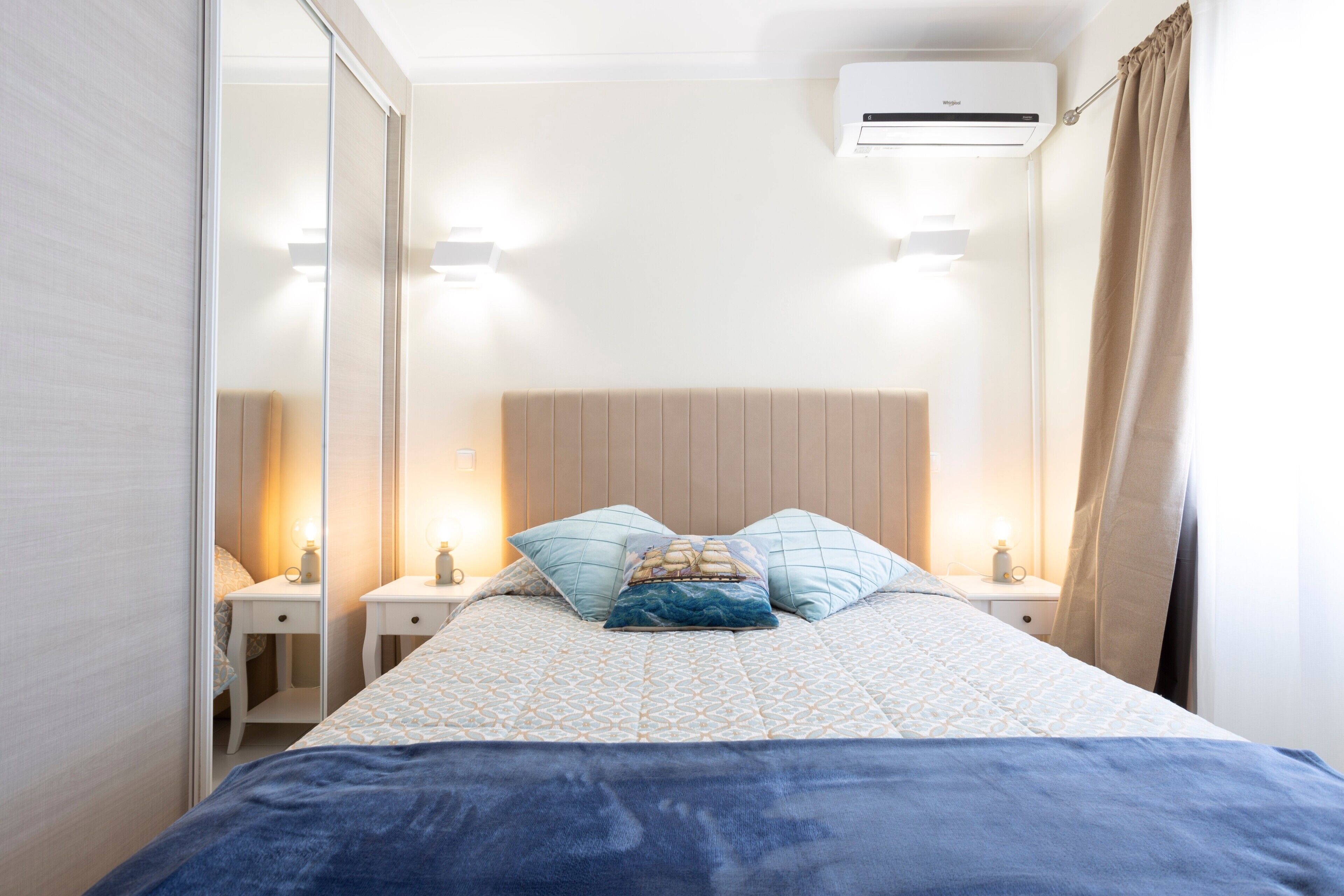 2 bedrooms, iron/ironing board, free WiFi, bed sheets
