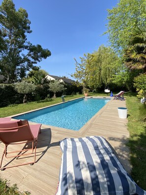 Udendørs pool, opvarmet pool