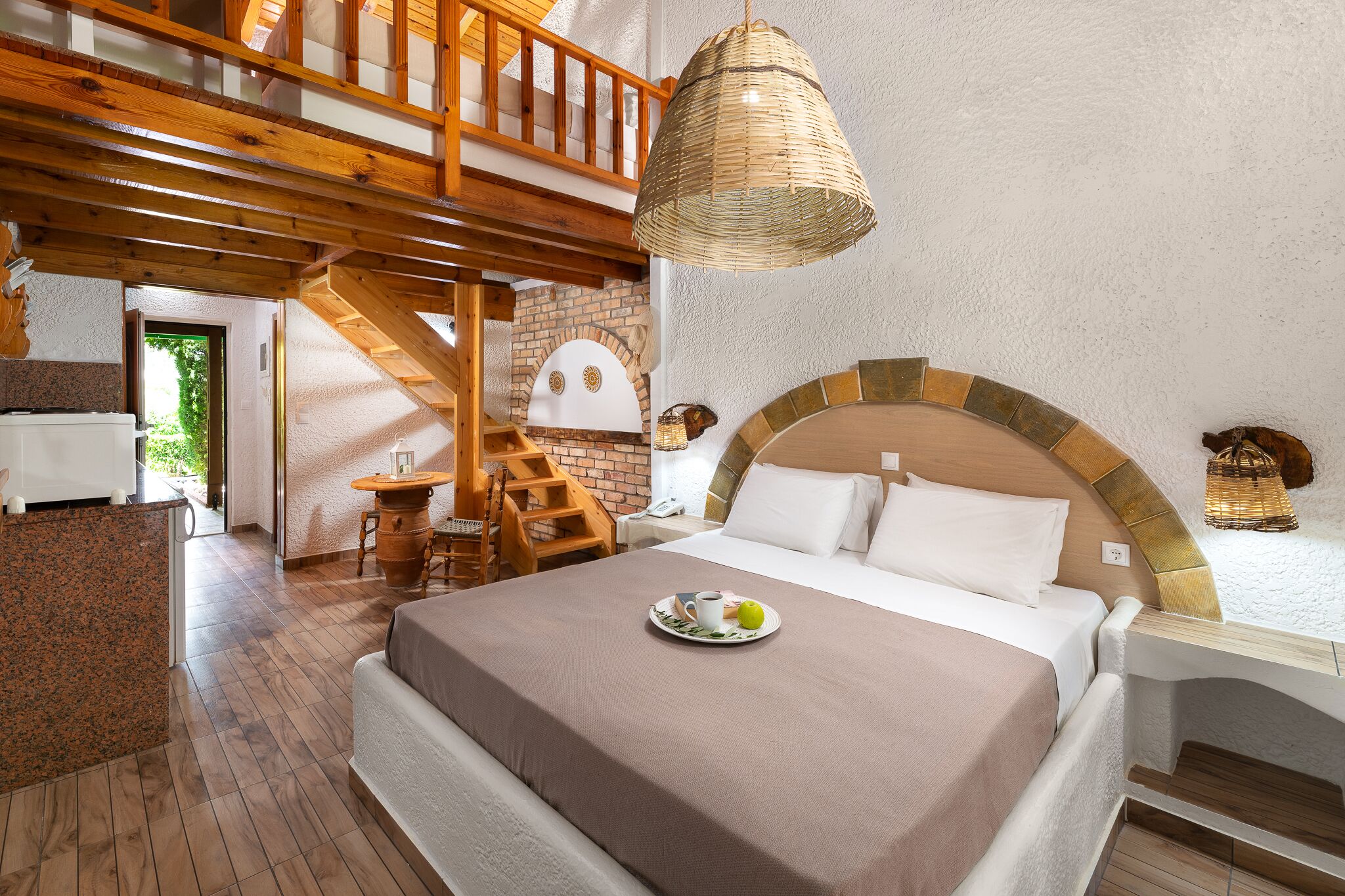 apartment view with open loft