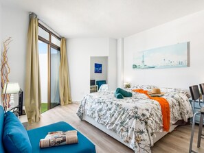 1 bedroom, iron/ironing board, Internet, bed sheets