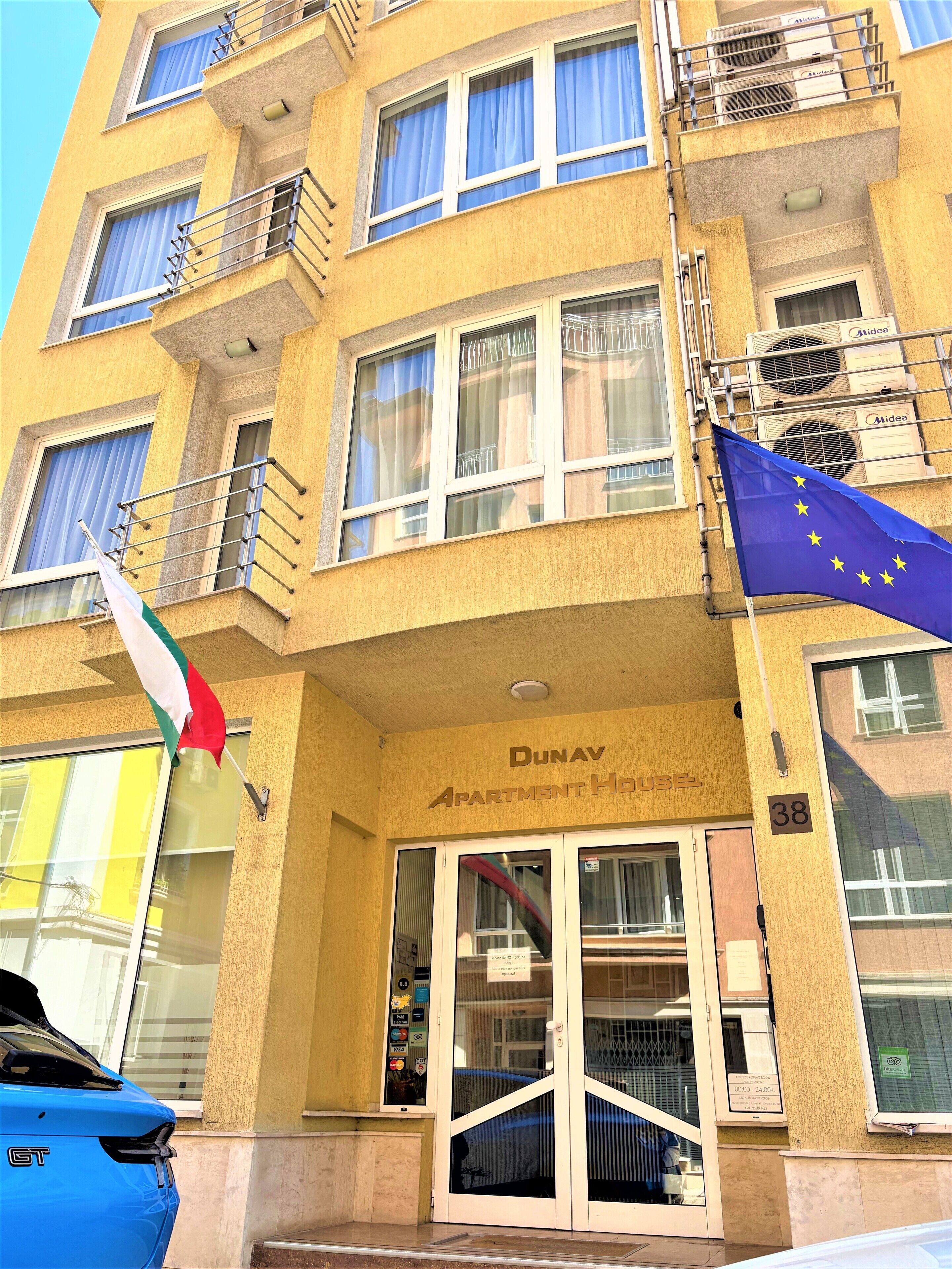 Majoituspaikan julkisivu