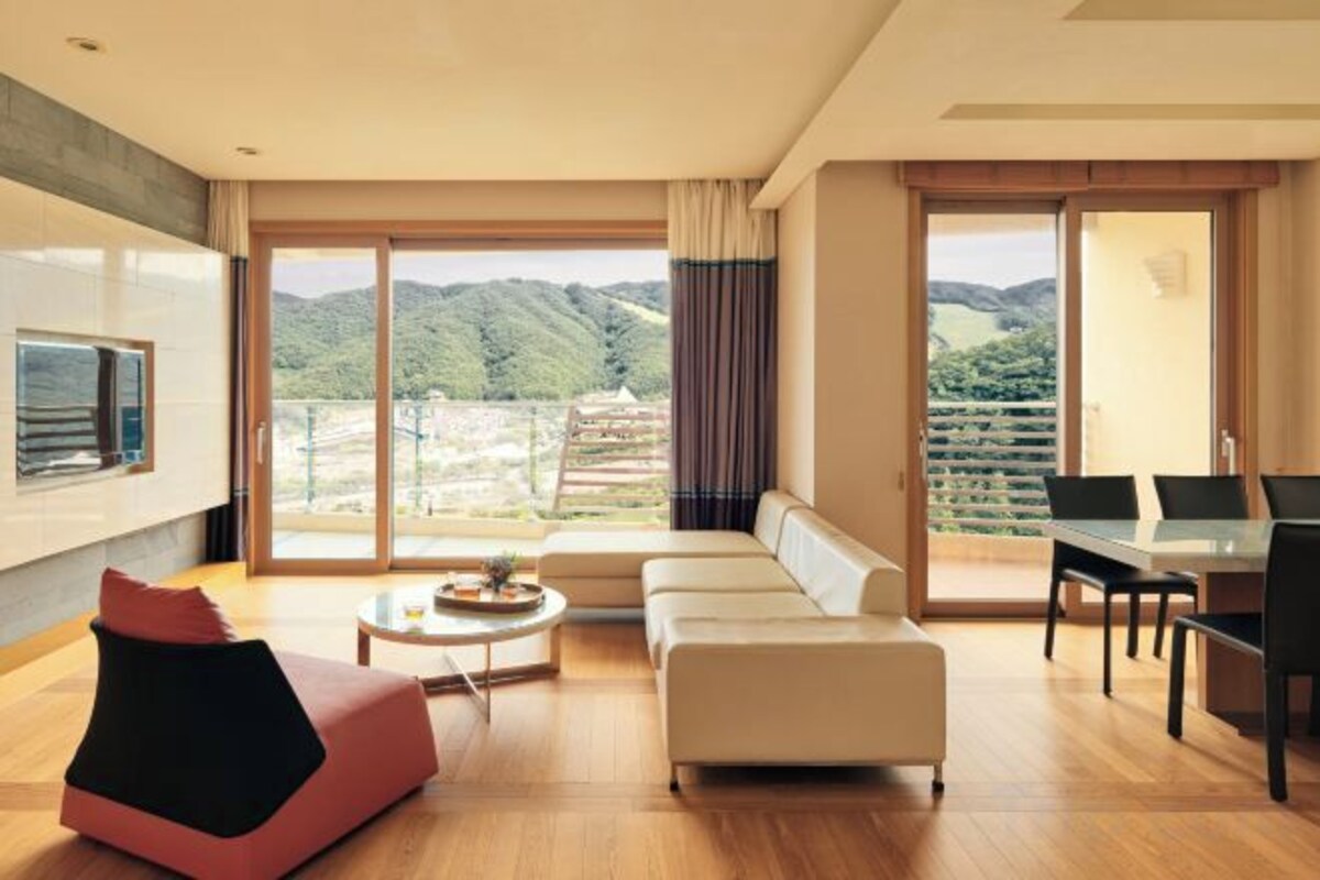 Silver Suite (Kitchen/Park View/Bed)