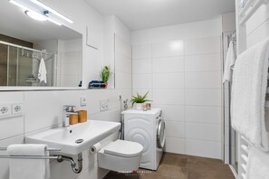 Shower, hair dryer