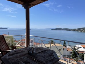 Deluxe Room, Sea View | View from room - Aria Hotel Skiathos (Skiathos)