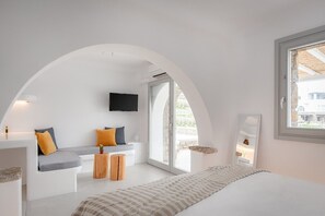 Studio by Koumi Homes Mykonos | 2 phòng ngủ, màn/rèm cản sáng, truy cập Internet không dây miễn phí