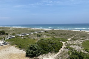 Na praia
