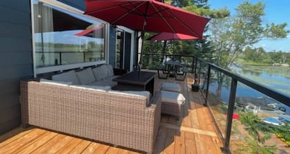 Luxury Waterfront Estate with Heated Pool, Hot Tub and Dock