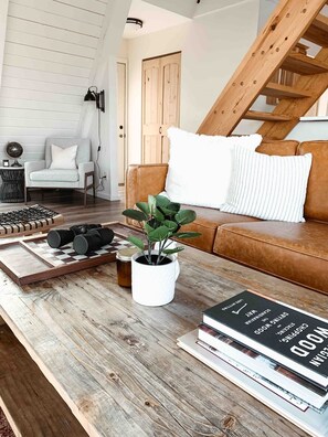 Interior - WILD PINES CABIN: A-FRAME WITH LAKE SUPERIOR VIEWS (Two Harbors)